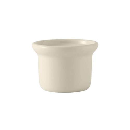 Tuxton China Inc BES-0805 DuraTux 8 oz. American White/Eggshell Ceramic Petite Marmite
