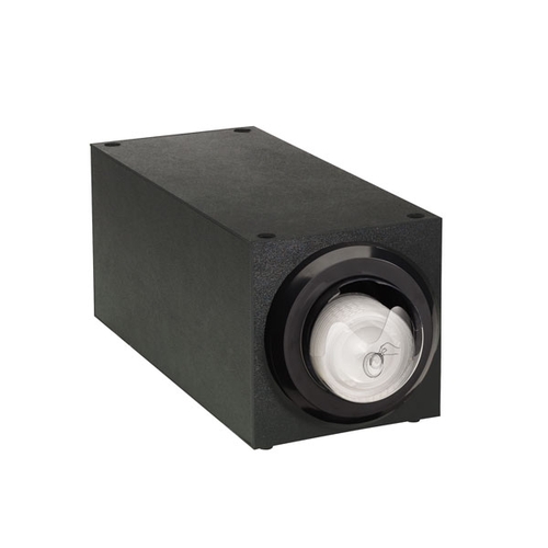 Dispense-Rite LID-STK-1BT Black Polystyrene 8"x 18.5"Countertop Lid Dispensing Cabinet