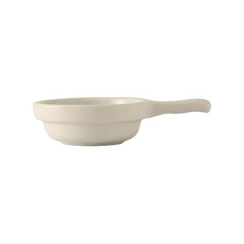 Tuxton China Inc BES-1002 DuraTux 10 oz. Amer White/Eggshell Ceramic French Casserole