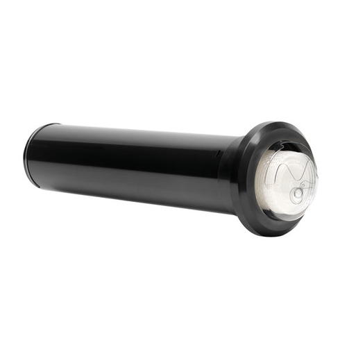 Dispense-Rite SLR-LID-2 22" Black Plastic Spring Loaded In-Counter Lid Dispenser