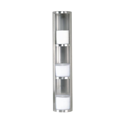 Dispense-Rite TLD-3-3 25.5" Stainless Steel Lid Dispenser w/ Mounting Bracket