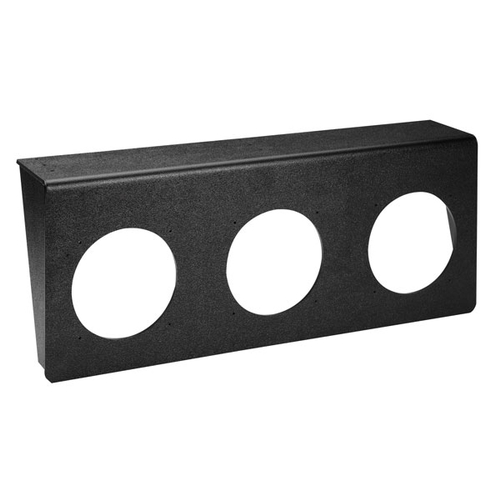 Dispense-Rite UCMB-3BT Black Polystyrene 23.5" x 5" Surface Mount Dispenser Bracket