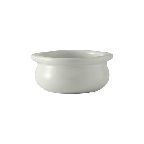 Tuxton China Inc BWS-1203 DuraTux 12 oz. White Ceramic Onion Soup Crock - 1 Doz