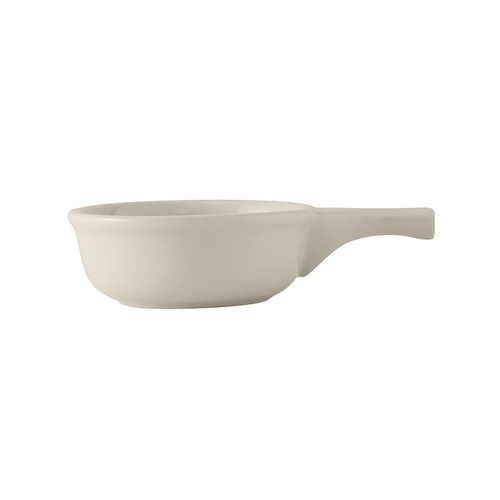 Tuxton China Inc TRE-048 DuraTux 10 oz. Amer White/ Eggshell French Casserole Dish