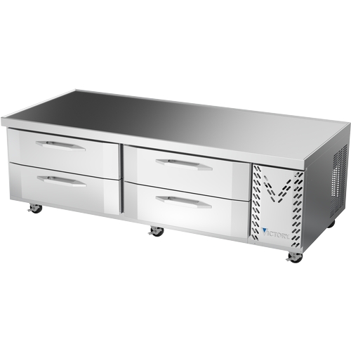 Victory Refrigeration CBR72HC 72" Two-Section 4 Drawer Refrigerated Chef Base