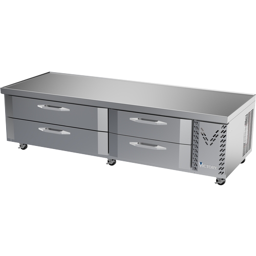 Victory Refrigeration CBR84HC 84" Two-Section 4 Drawer Refrigerated Chef Base