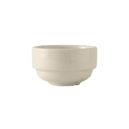 Tuxton China Inc BEB-080 DuraTux 8 oz. Amer White/Eggshell Ceramic Soup Cup - 2 Doz