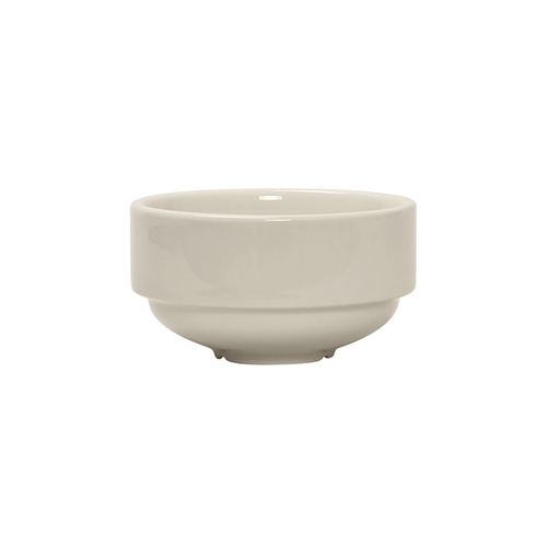 Tuxton China Inc BEB-100 DuraTux 10 oz. Amer White/Eggshell Ceramic Soup Cup - 2 Doz