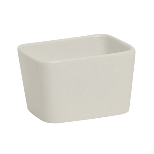 Tuxton China Inc AMU-104 AlumaTux 3-1/4" L Pearl White Ceramic Sugar Packet Holder 