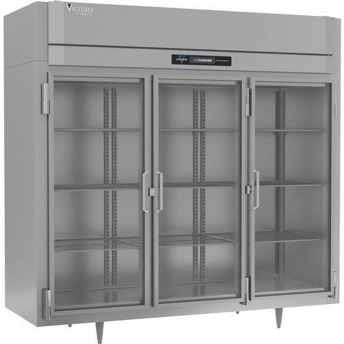 Victory Refrigeration FSA-3D-S1-EW-G-HC UltraSpec™ 74.16 cu.ft. Three-Section Reach-In Freezer