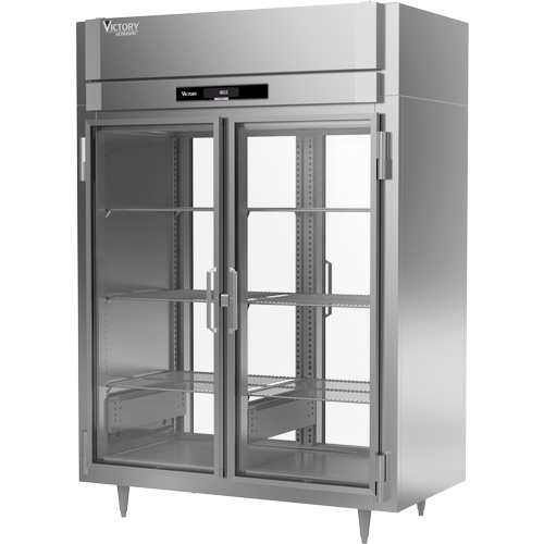 Victory Refrigeration HSA-2D-1-EW-PT-GD UltraSpec™ 55.6 cu.ft. Two-Section Pass-Thru Heated Cabinet