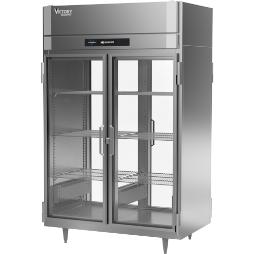 Victory Refrigeration HSA-2D-1-PT-GD UltraSpec™ 46.5 cu.ft. Two-Section Pass-Thru Heated Cabinet