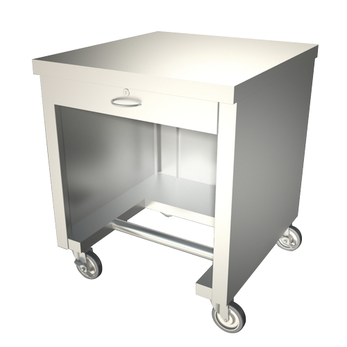 Duke Manufacturing TCS-30PG Thurmaduke 30"W Cashier Stand with 16ga Stainless Steel Top