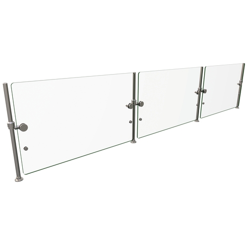 Hatco ORBIT100-120 Flav-R-Shield® 120"W Full Service Pass-Over Sneeze Guard