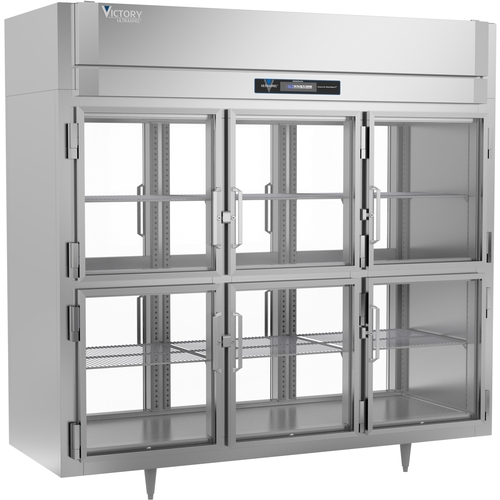 Victory Refrigeration RSA-3D-S1-EW-PT-HG-HC UltraSpec™ 84.9 cu.ft. Three-Section Reach-In Refrigerator