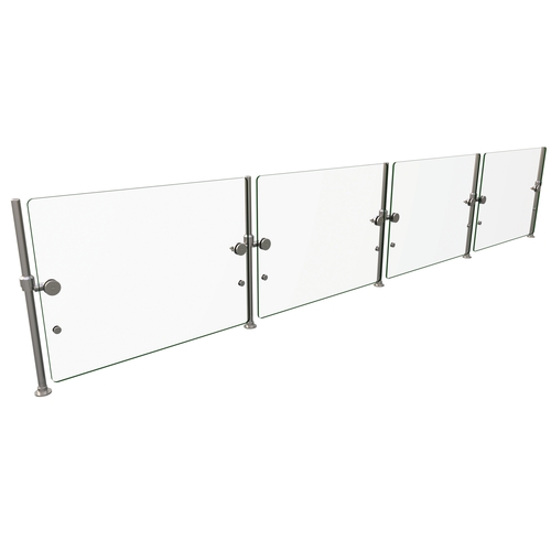 Hatco ORBIT100-132 Flav-R-Shield® 132"W Full Service Pass-Over Sneeze Guard