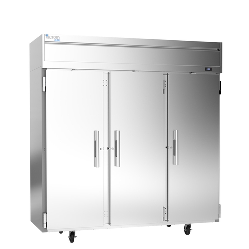Victory Refrigeration VEFSA-3D-SD-HC Elite™ 69.1 cu.ft. Three-Section Reach-In Freezer