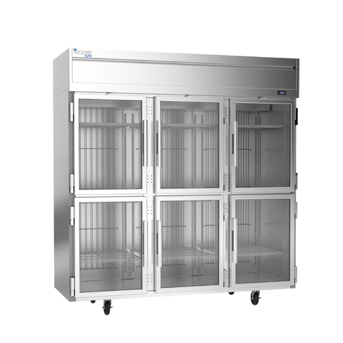 Victory Refrigeration VERSA-3D-HG-HC Elite™ 71.52 cu.ft. Three-Section Reach-In Refrigerator