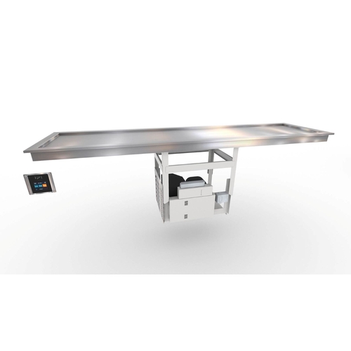 Duke Manufacturing RFT3-SL 57"W x 29"D 3 Pan Recessed Slimline Drop-In Frost Top 