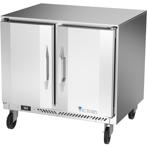 Victory Refrigeration VUR36HC 36" Two-Section Reach-In Undercounter Refrigerator