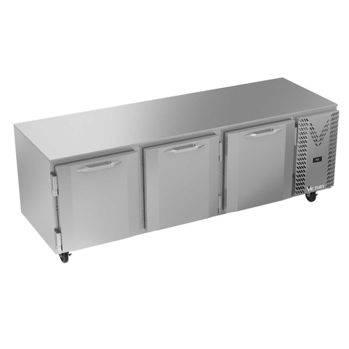 Victory Refrigeration VUR93HC 93" Four-Section Reach-In Undercounter Refrigerator