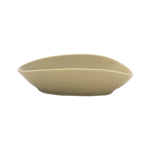 Front of the House DBO148GRP22 Tides 6 oz. Sea Grass Porcelain Oval Ramekin- 6 per Case