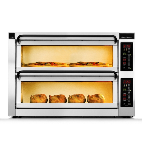 Pizza Master PM 402ED-2DW 42" Wide Two Deck Electric Countertop Pizza Oven