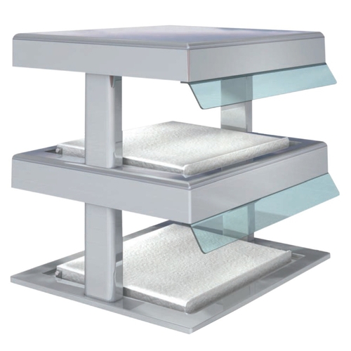 Duke Manufacturing HF64-2-HFL-HFL HotFrost 64"W 2-Tier Refrigerated Hot/Cold Food Display