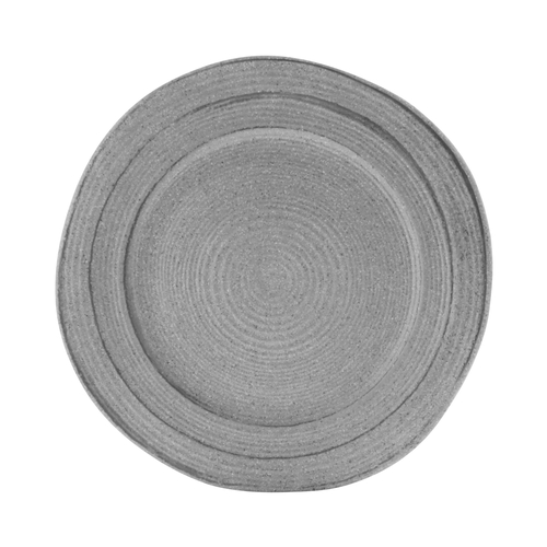GET D1134ST-GSD Della Terra Stoneware 11-3/4" Dia Granite Melamine Plate