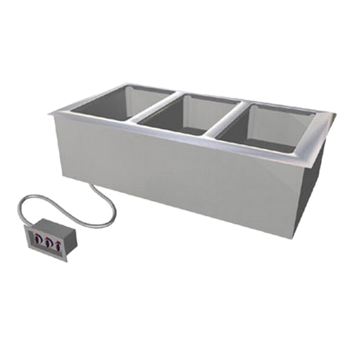 Duke Manufacturing ADI-3E-SW Drop-In (3) Section Electric Sealed Hot Food Well