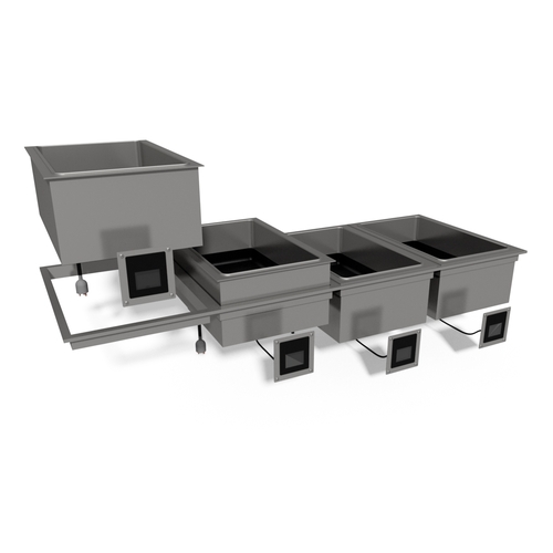 Duke Manufacturing WW-4 Drop-In (4) Section Electric Waterless Hot Food Well Unit