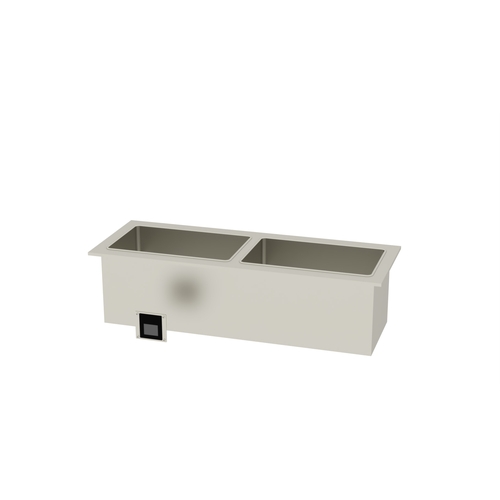 Duke Manufacturing WWG2-SL Drop-In (2)Section Slimline Electric Waterless Hot Food Well