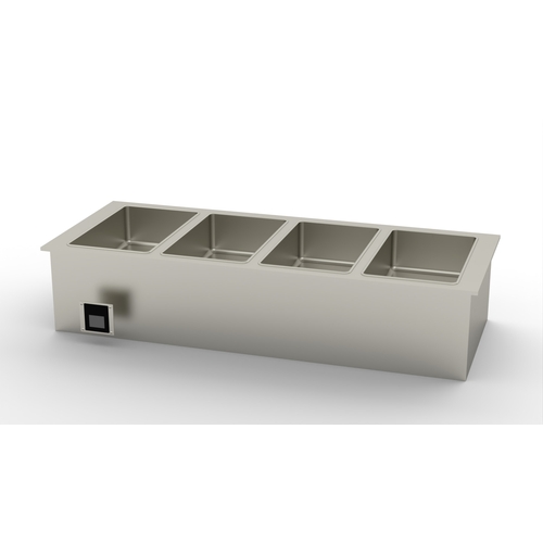 Duke Manufacturing WWG4-SB Drop-In (4) Section Electric Waterless Hot Food Well