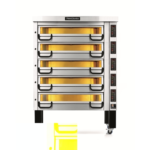 PizzaMaster PM 935ED 71" Wide Five Deck Electric Pizza Oven