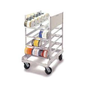 Prairie View Industries CR072C 36in x 25in x 48in Can Rack w/ Casters-holds 72 no.10 cans