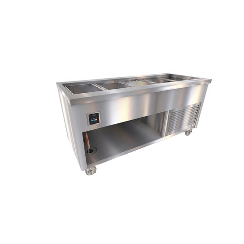 Duke Manufacturing TCM-74SS-N7-VALUE Thurmaduke 74"W Stainless Steel Mobile Cold Food Unit