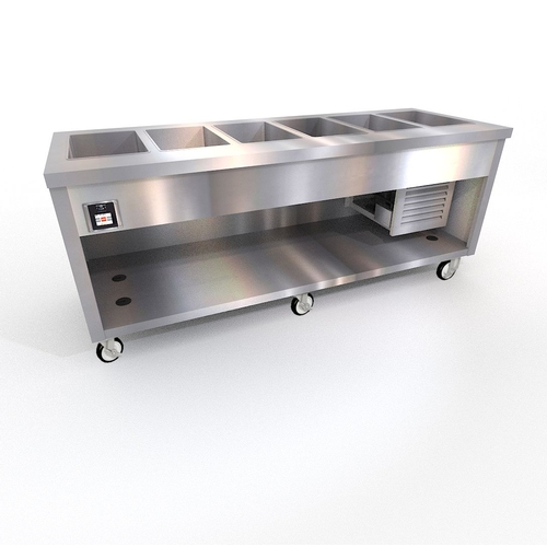 Duke Manufacturing TFCP-88PG-N7 Thurmaduke 88" (6) Pan Mobile Flush Mount Cold Pan Unit 