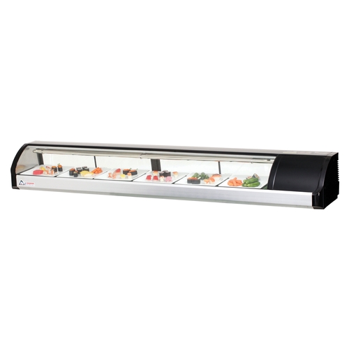 Everest Refrigeration ESC83R 82.63" Wide Refrigerated Countertop Sushi Display Case
