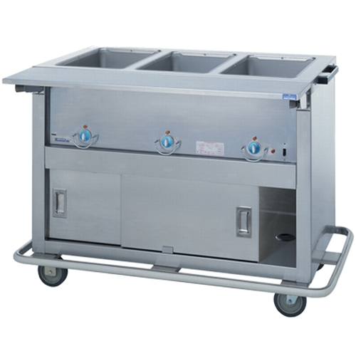 Duke Manufacturing EP-4-CBSS Thurmaduke 60" Electric 4 Sealed Well Portable Steam Table
