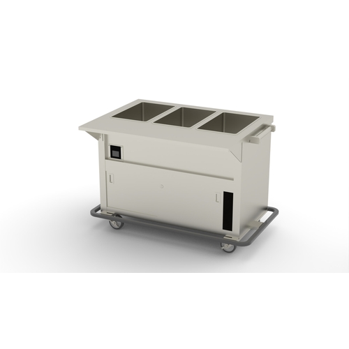 Duke Manufacturing EPW-3-CBSS Thurmaduke 16" Electric Portable Waterless 3 Well Steamtable