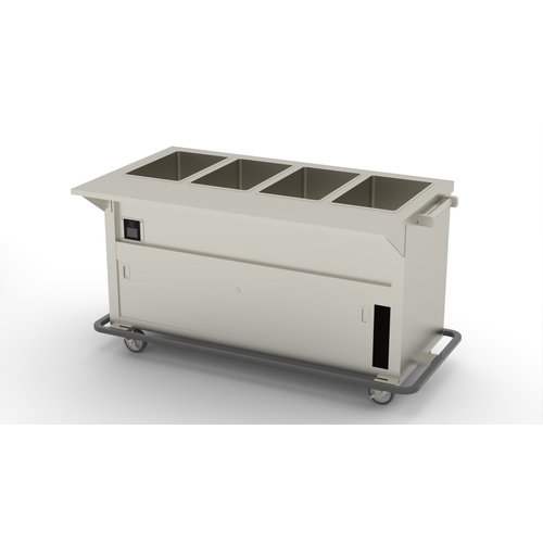 Duke Manufacturing EPW-4-CBSS Thurmaduke Portable Electric Waterless (4) Well Steam Table