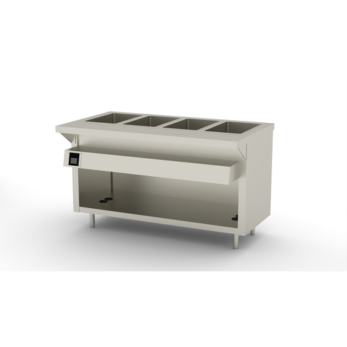 Duke Manufacturing EW-4-DLSS Thurmaduke Deluxe 60" Waterless (4) Well Steam Table
