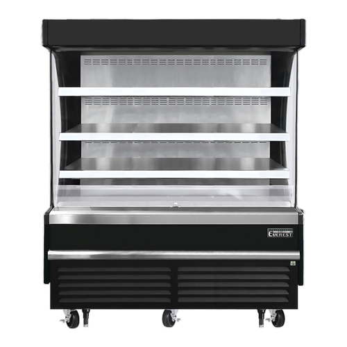 Everest Refrigeration EOMV-60-B-28-S 60" Wide Open Display Merchandiser Refrigerator