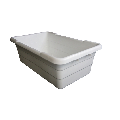 Channel Manufacturing L815-W 15.75" x 23.75" x 8.5" Plastic White Bus Bin