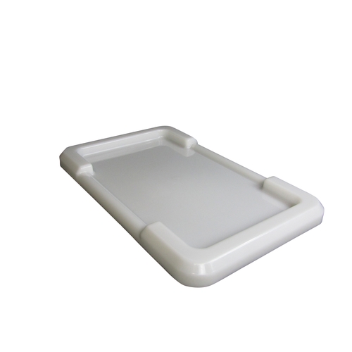 Channel Manufacturing L815C-W 16" x 24" White Plastic Bus Bin Cover