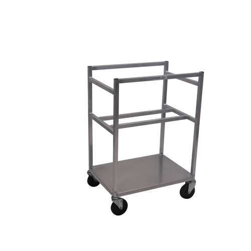 Channel Manufacturing PBA001/BA/38 18.75" x 26.25" Heavy Duty Aluminum Bus Bin Cart
