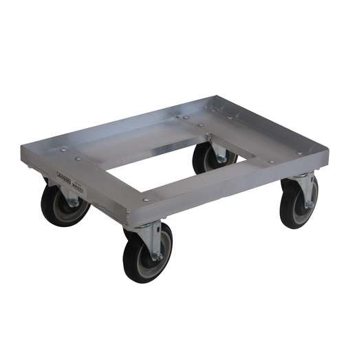 Channel Manufacturing MC1319 14.25" x 20.25" x 7.5" Aluminum Glass Rack/Milk Crate Dolly