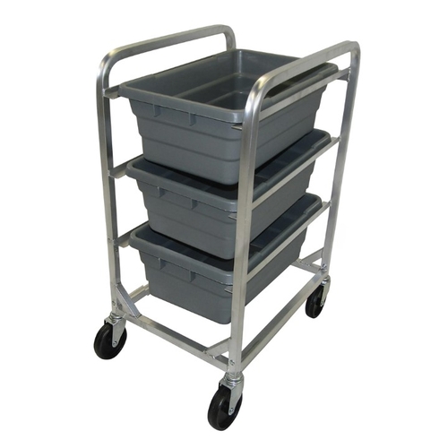 Channel Manufacturing 503LS 19" x 26" x 40.5" Welded Stainless Steel Bus Bin Cart 