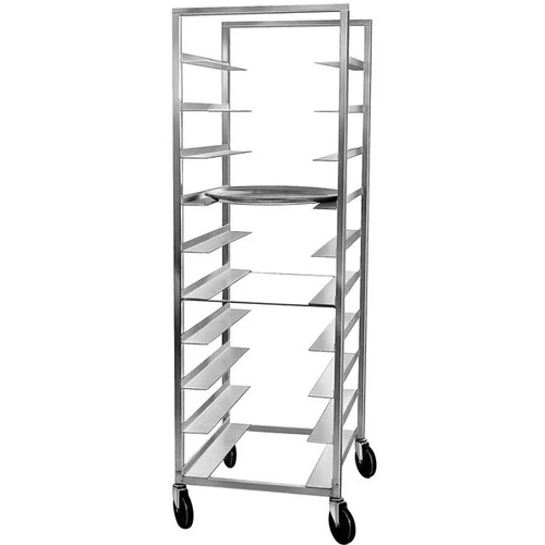 Channel Manufacturing AXD-OT-6 25.5" x 26" Heavy-Duty Aluminum Oval Tray Rack w/ 6" Spacing