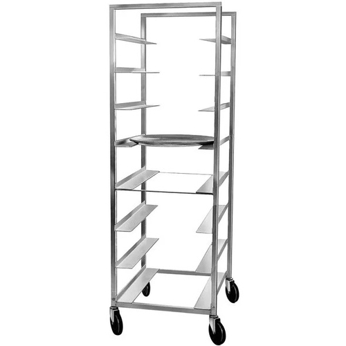Channel Manufacturing AXD-OT-8 25.5" x 26" Heavy-Duty Aluminum Oval Tray Rack w/ 8" Spacing